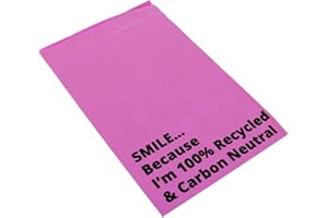 PACKNSELL Pink Mailing Bags, (100 Pack), 10 X 14 Inch Polythene Postage Plastic Postal Mail Seal Special. Self Seal Postal Bags Large Size Mail Sacks for Packing Packaging Postage Envelopes Mailers