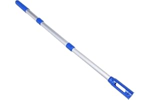 HEEPDD Aluminum Telescopic Pool Pole, Swimming Pool Pole, Telescopic Swimming Pool Pole, Professional Cleaning Accessories Stretched Size 34.6in
