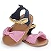 Produktbild cinnamou Baby Sandalen Woven Schuh Sommer Freizeitschuhe Outdoor Sneaker Cartoon Anti-Rutsch-weiche Sohle Kleinkind Schuhe (6-12 Monate, Rose)