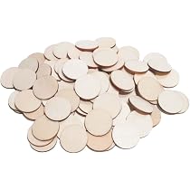 200 PCS 3cm Di Tronchi Rotondi In Legno Non Finiti Fette Di Legno - 4