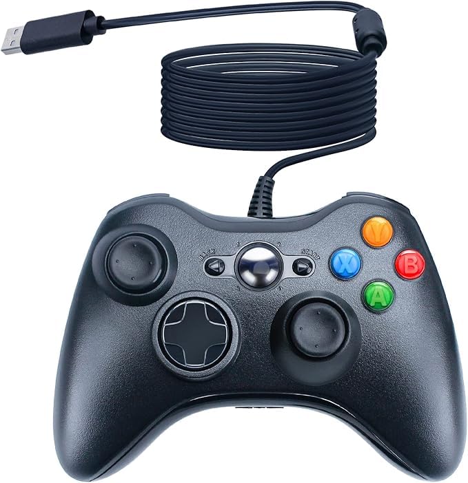 Wired Controller Gamepad for Xbox 360 and PC Review - Black Color Option