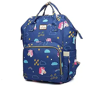 VISMIINTREND Baby Diaper Backpack Maternity Nappy Bag (Sky Blue)