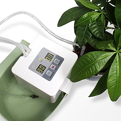 Landrip DIY Système d'arrosage automatique de vacances d'arrosage Kit avec 33 ft Tuyau pour plate-bandes, terrasse, jardin ou plantes en pot