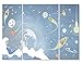 Produktbild Leinwand Art keine. MW16 Colorful Space ADO Triptychon II, Leinwand Bilder, Leinwand Kunst, Leinwand Kunstdruck, Leinwanddruck, Kunstdruck auf Leinwand, Wand-Kunst