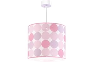 Dalber Lampe de Plafond - Suspension Ronde - Rose