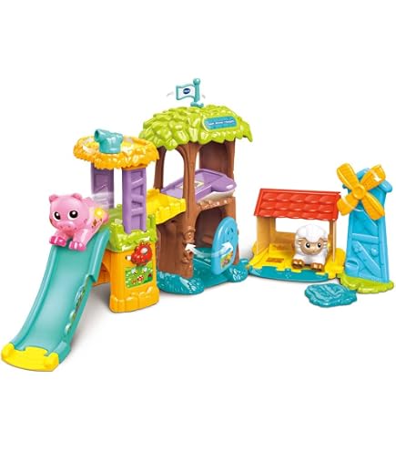 VTech Tut Tut Animo - Coffret Trio Domestique - 3 Animaux Roulants Interactifs (Chat, Tortue, Chien) - Jouet Musical 1-5 Ans - Français