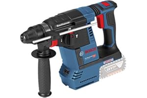 Bosch Professional 18V System perforateur sans-fil GBH 18V-26 (SDS plus, 2,6 J, Ø perçage max : béton/acier/bois 26/13/30mm, poignée auxiliaire, butée profondeur 210mm, chiffon)