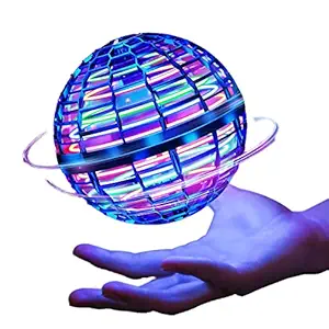 Fusine Flying Ball Toys, Flying Orb Ball Boomerang Mini Spinner for Boys| Girls | Kids | Adult |Indoor Outdoor | USB Rechargeable |Built-in RGB Lights | 360?Rotating Magic Controller