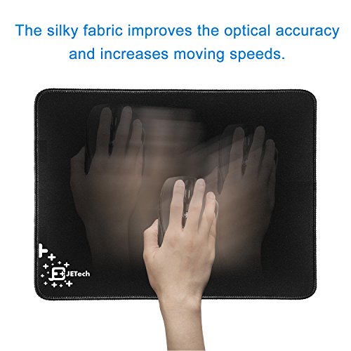 Mauspad, JETech® Premium Medium 8.5“x 10.5“ Gaming Maus Pad (Schwarz) - 4