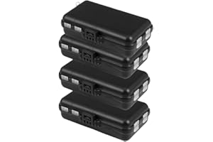 ifundom Lot de 4 boîtes de rangement étanches pour leurres de pêche, crochets, perles, boucles d'oreilles