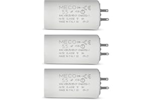 STEYCO Condensateur 5.5 µF Spécial volet roulant SOMFY à petites cosses 2,8mm - GARANTIE 1 an (3)