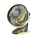 Produktbild QINUKER USB Mini Ventilator Clip Fan, Tischventilator Leise Wiederaufladbar Batteriebetrieben mit 360 Grad-Umdrehung 4000mAh 18650 Akku für Kinderwagen Auto Büro Camping Babystuhl Rollstuhl, Grau