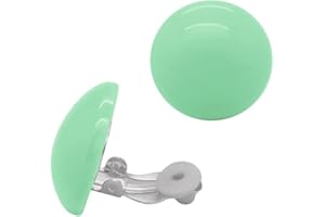 Soul-Cats 1 Paar Ohrclips aus Plastik in vielen Farben und Pastelltönen