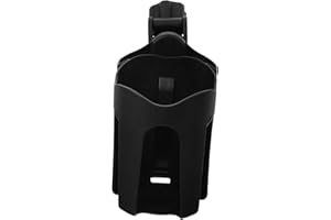 ‎BESTYASH BESTYASH Becherhalter Für Rollstuhl Und Kinderwagen - Verstellbarer Getränkehalter Aus Robustem Abs Für Flaschen Tassen Und Handy - Multifunktionaler Halter Für Rollator Fahrrad Und Gehstock