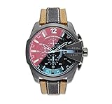 Diesel Herren-Armbanduhr XL Chronograph Quarz verschiedene Materialien DZ4305