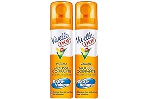 VIVELLE DOP - Mousse De Coiffage Extra Volume - 150 ml - Lot de 2