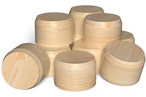 Heimatspäne Querholzplättchen Fichte [125 Stück - Ø15mm] - Konusplättchen aus natürlichen Fichtenholz unbehandelt, Querholzdübel zum Ausbessern von Astlöchern