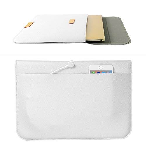 Morecoo Macbook 12 Zoll Laptop Hülle, Eine Hohe Qualität Tasche für Macbook Retina (12 Zoll, Silber)