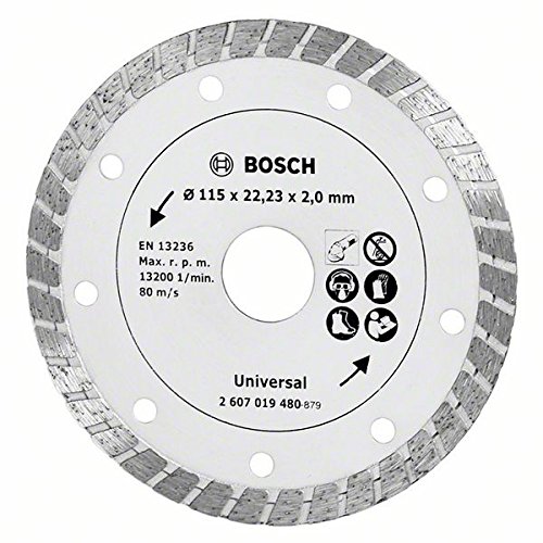 Bosch Diamanttrennscheibe Turbo, 115 mm, 2607019480