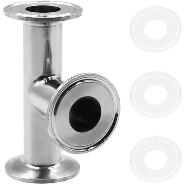 KF-40 To KF-25 / NW-40 To NW-25 Vacuum Reducing Tee - Stainless Steel 304 By LoCo Science - View #6