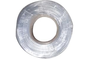 DRINCOSHOW Clair PVC Flexible Tuyau Tuyau Tube D'eau Air Pond Pompe Ligne Pack de 5M 10M 20M 50M (3 * 4mm(20 m price))