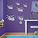 Produktbild Armee Chinook Hubschrauber Herren Militär Soldaten Hubschrauber Wand Dekorationen Fenster Aufkleber Wall Decor Sticker Wall Art Aufkleber Sticker Wand Aufkleber Aufkleber Wandbild Décor DIY Deco Abnehmbare Wandaufkleber Colorful Aufkleber, Vinyl, 02 - Silver, M