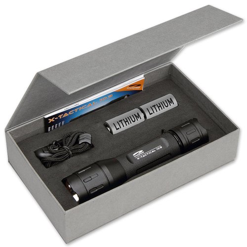 LiteXpress X-Tactical 103 LED-Taschenlampe bis zu 162 Lumen in hochwertiger Geschenkbox LXL441301B - 7