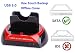 Produktbild Ronsen 876U Externe Festplatte Docking Station - USB 3.0 Dual Bay Festplattenleser für 2,5 / 3,5 Zoll SATA I / II HDD SSD mit One Touch Backup und Offline Clone Funktion, Unterstützung 2x 8TB, Tool-Free