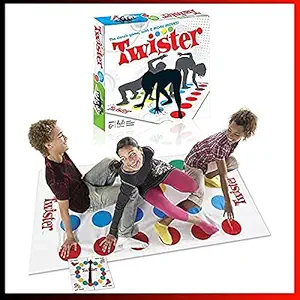 Madhav Enterprise Bigger Mat Twister Game More Colored Spots Board Game for 2 or More Players Indoor and Outdoor Game for Kids (Twister 1)