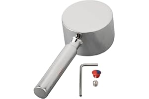 DRHOMEAM Zinc Alloy Faucet Handle Single Lever Mixer Tap Replacement Water Tap For Kitchen Bathroom, Fit for 40MM/35MM Valves (C 35#)