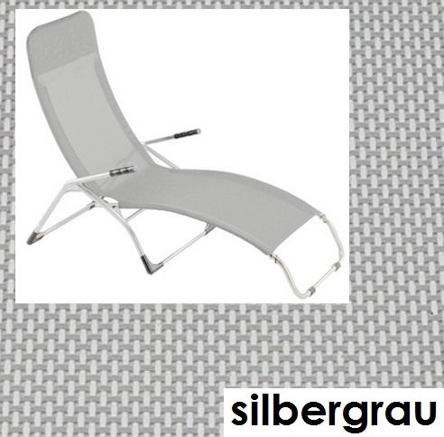 jan kurtz fiam Samba Terrassenliege silbergrau