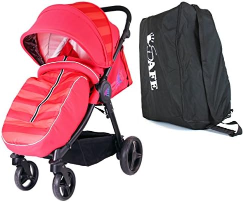 Sail Stroller - Red Includes, Boot Cover, Travel Bag, Rain Cover, Bumper Bar