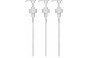 PRITTY PETS 5 Litre Pump Dispenser 3 PACK Pelican Dispenser Pump for 5 Litre Container - 4ml Dose Ideal for Shampoo, Alcohol, Oils etc 38mm (3 PACK)