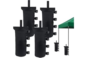 Casenly Gewichte für Pavillon, 4 Stück Gewichte Pavillon Sandsäcke, 600D Oxford Sandsäcke Zum Befüllen, Verdicken Sandsack Beschwerung, Sandsäcke zum Beschweren für Pavillon Garten Strand Zelt