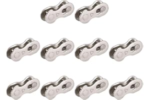 OUDQFCJ 10 Paia Falsa Maglia Catena Bici Kettenschloss Magico per Catena Bicicletta Accessori per Riparazione e Manutenzione