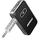 Aktualisieren Sie das Batteriedesign. Der Mpow Bluetooth-Empfänger kann während des Gebrauchs aufgeladen werden. Nach einer Laufzeit von ca. 8 Stunden mit voller Ladung dauert das Laden ca. 1,5 Stunden. Mit Bluetooth verbundene Telefone können die verbleibende Kapazität der Batterie des Empfängers sehen.