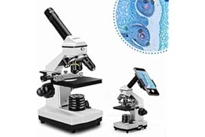 Microscope Solomark, Ensemble de Microscope monoculaire composé Professionnel 20x-1280x,