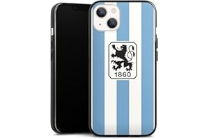 DeinDesign Silikon Hülle kompatibel mit Apple iPhone 13 Case schwarz Handyhülle Offizielles Lizenzprodukt Streifen Fußball