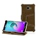 Produktbild MANNA Samsung Galaxy A3 (2016) SM-A310 Hülle, Lederhülle Tasche Handyhülle | Case aus Nubukleder mit Standfunktion | Galaxy A3 (2016) Schutzhülle Leder