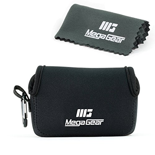 MegaGear MG877   tui avec Mousqueton en N  opr  ne pour Appareil photo Nikon Coolpix A900 Noir
