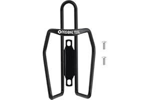 PRO BIKE TOOL Portaborraccia per bicicletta, leggero, resistente, in alluminio, con design tubolare moderno, portabottiglie per bici da strada e mountain bike (MTB), portaborraccia universale