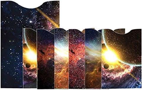 [10 Pack] RFID Blocking Sleeves - Contactless card protection. Designer Set Credit &amp; ID Card Protector Sleeves, Ideal for Wallet Protectors - Full Protection by Shielding Contactless RFID &amp; NFC Radio (Style 6)