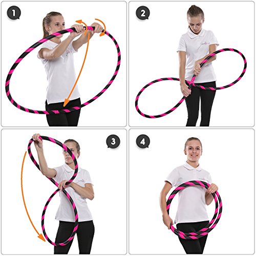 Hoopomania Faltbarer Anfänger Hula Hoop Reifen - 6