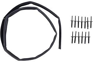 BEDIFFER Uszczelka Maski Przedniego Zderzaka Maski, 68051392AA, 68051392AB, Uszczelka Uszczelka Przedniego Zderzaka Maski Plastikowa Uszczelka Maski Przedniej z 13-częściowymi Nitami Zamiennik dla Dodge Challe