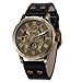 Price comparison product image Men, mechanical watches, automatic, commercial, personality, leather, M0251