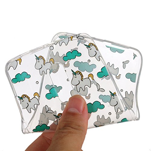 Yidaxing Funda XiaoMi RedMi Note 4  Carcasa de Silicona Transparente Funda TPU Gel Carcasa Ultra Delgado Suave Funda Protectora Ligera Carcasa Blanda Flexible Caja Anti Rasgu  os Anti Choque con dise  o   nico -Unicornio
