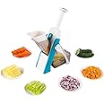 Showay Sorung Adjustable Mandoline Slicer Safe Vegetable Slicer By Food Chopper Vegetable Cutter Quick Dicer Fruit French Fry Julienne