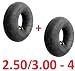 Produktbild 2 x Schlauch 2.50/3.00 – 4 Sackkarre mit Amerikanische Ventil 90 ° abgewinkelt