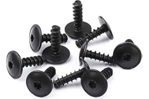 AIEX 10 Pièces Clips de Fixation pour Voiture, Clips Garde Boue Voiture Clips de Fixation Metal Fixations de Bouclier de Pare-Chocs Clips de Fixation de Vis Compatible avec Volkswagen Audi