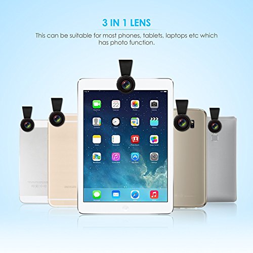 iPhone-Lens-LENSOUL-Fisheye-Wide-Angle-Macro-Lens-3-in-1-Clip-on-Cell-Phone-Camera-Lens-Lens-Kit-for-iPhone-Samsung-Android-Smartphones-Tablets